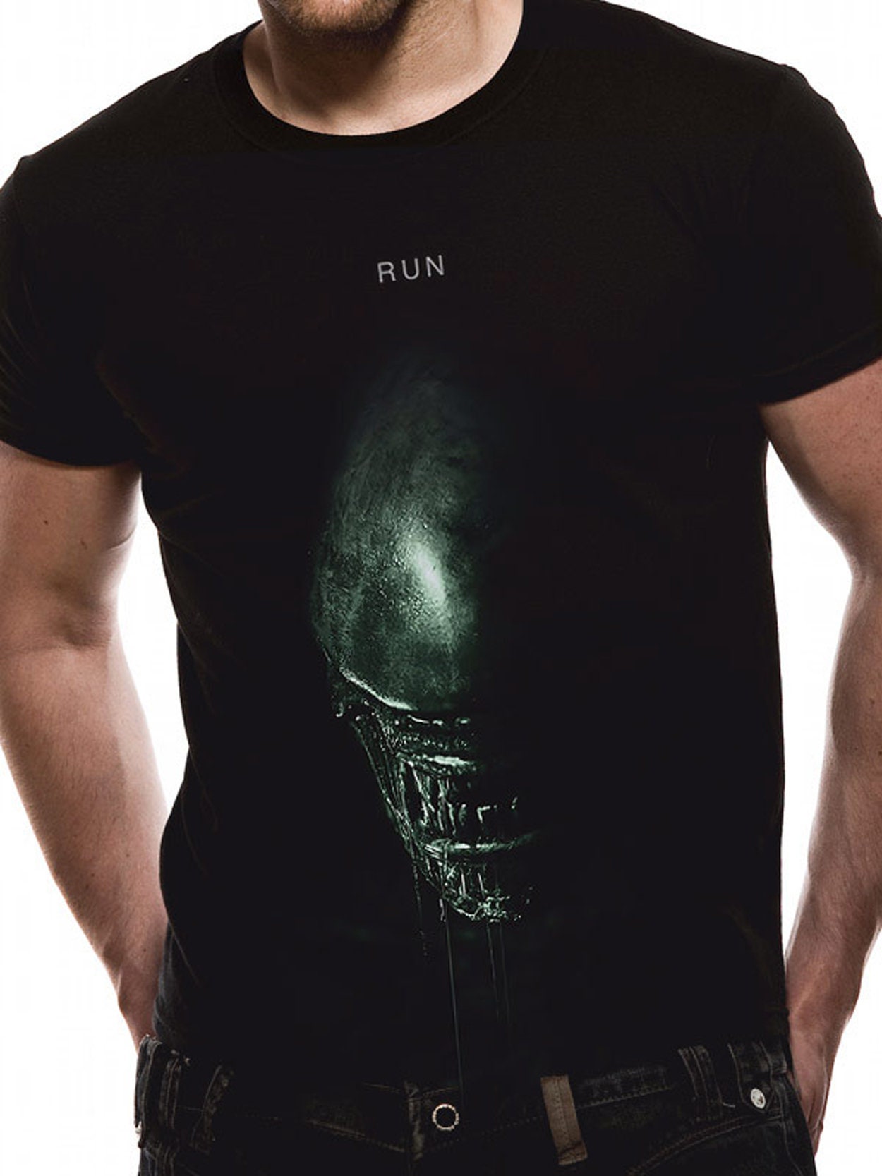 Image of Alien Covenant Ridley Scott Xenomorph Face Official Tee T-Shirt Mens Unisex