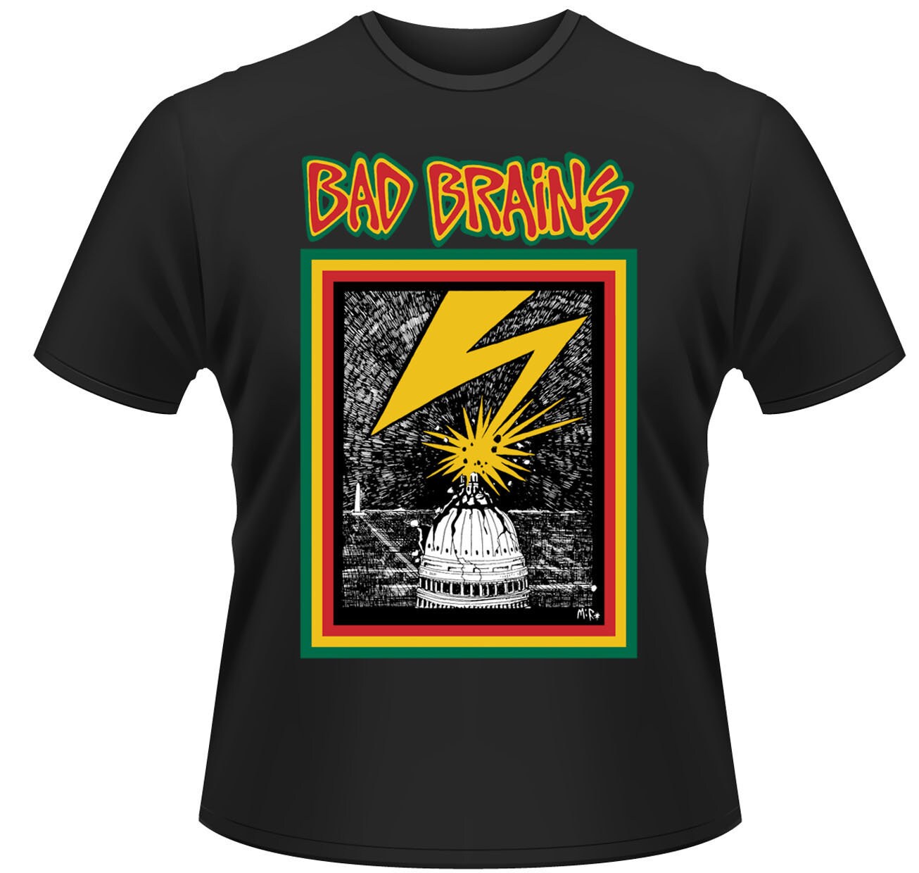 Image of Bad Brains Hardcore Punk Heavy Metal Rock Official Tee T-Shirt Mens Unisex