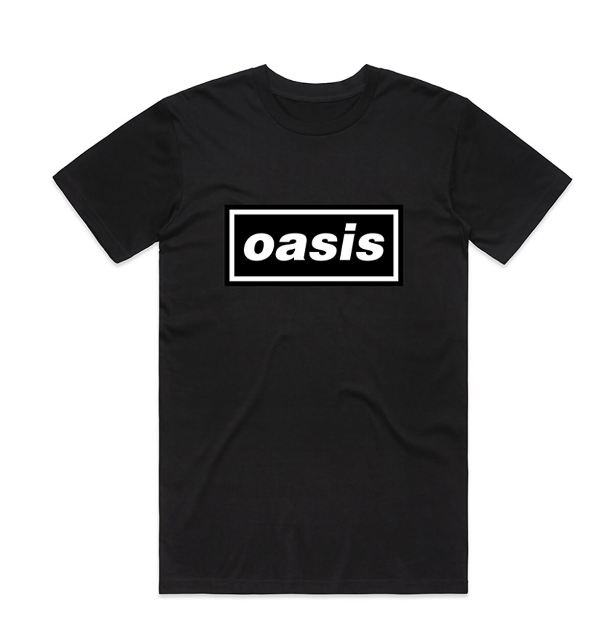 Image of Black Oasis Logo Liam Noel Gallagher Official Tee T-Shirt Mens Unisex