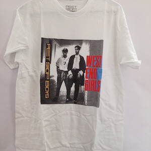 Pet Shop Boys West End Girls OFFICIAL Tee T-Shirt Mens Unisex