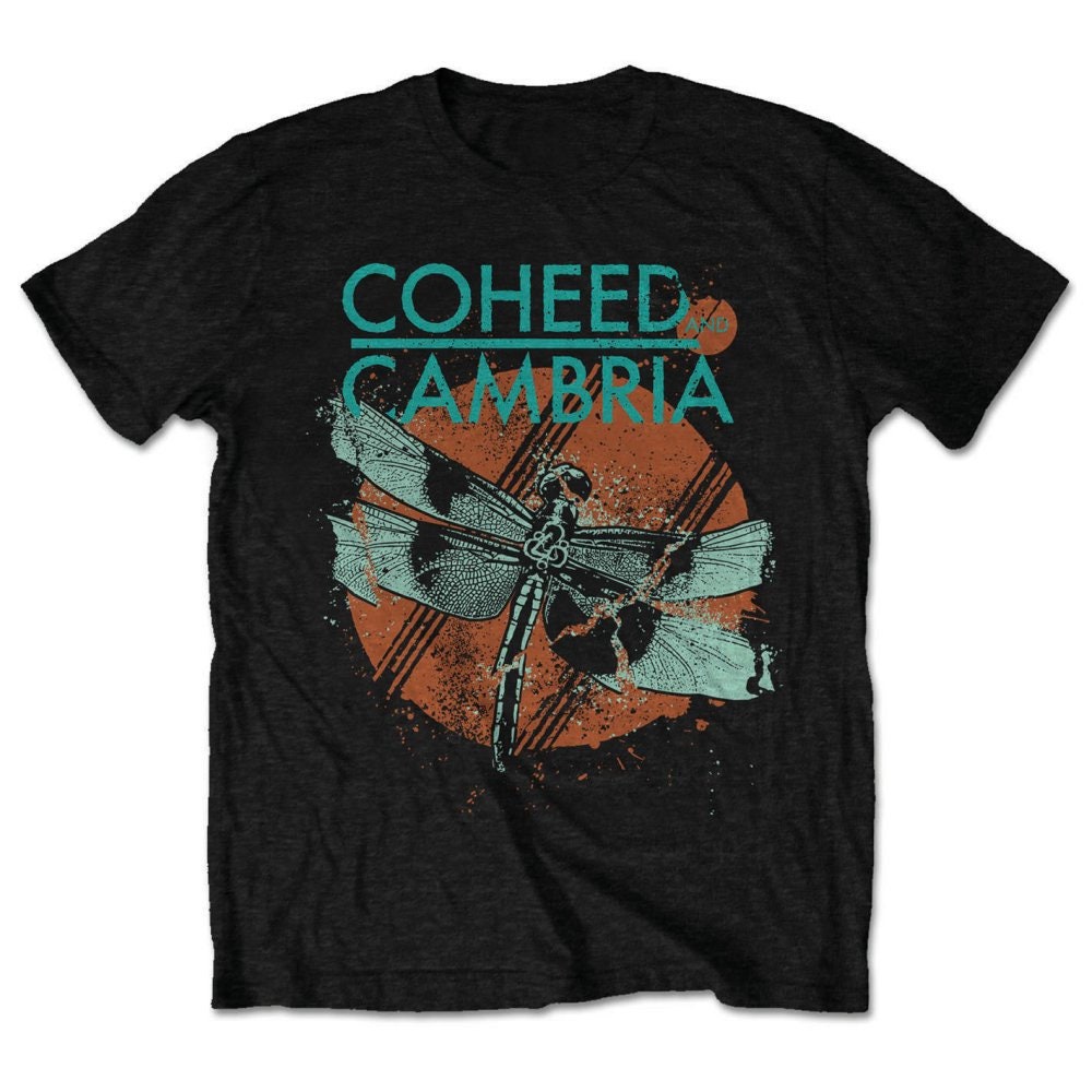 Image of Coheed & Cambria Dragonfly Official Tee T-Shirt Mens Unisex