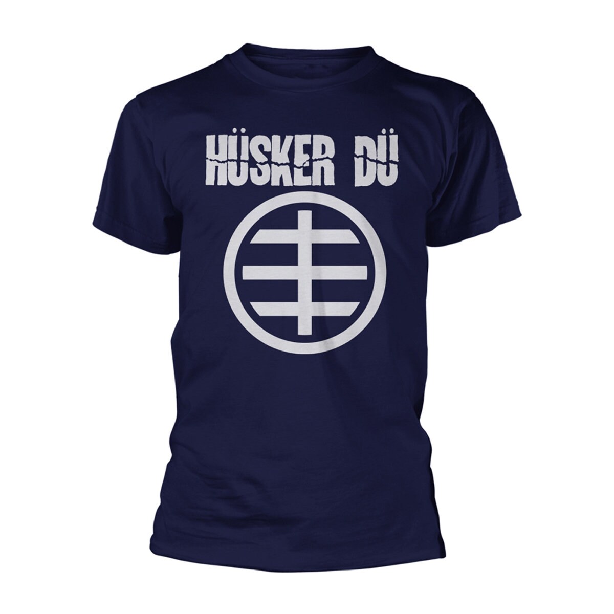 Image of Blue Husker Du Circle Logo 1 Official Tee T-Shirt Mens Unisex