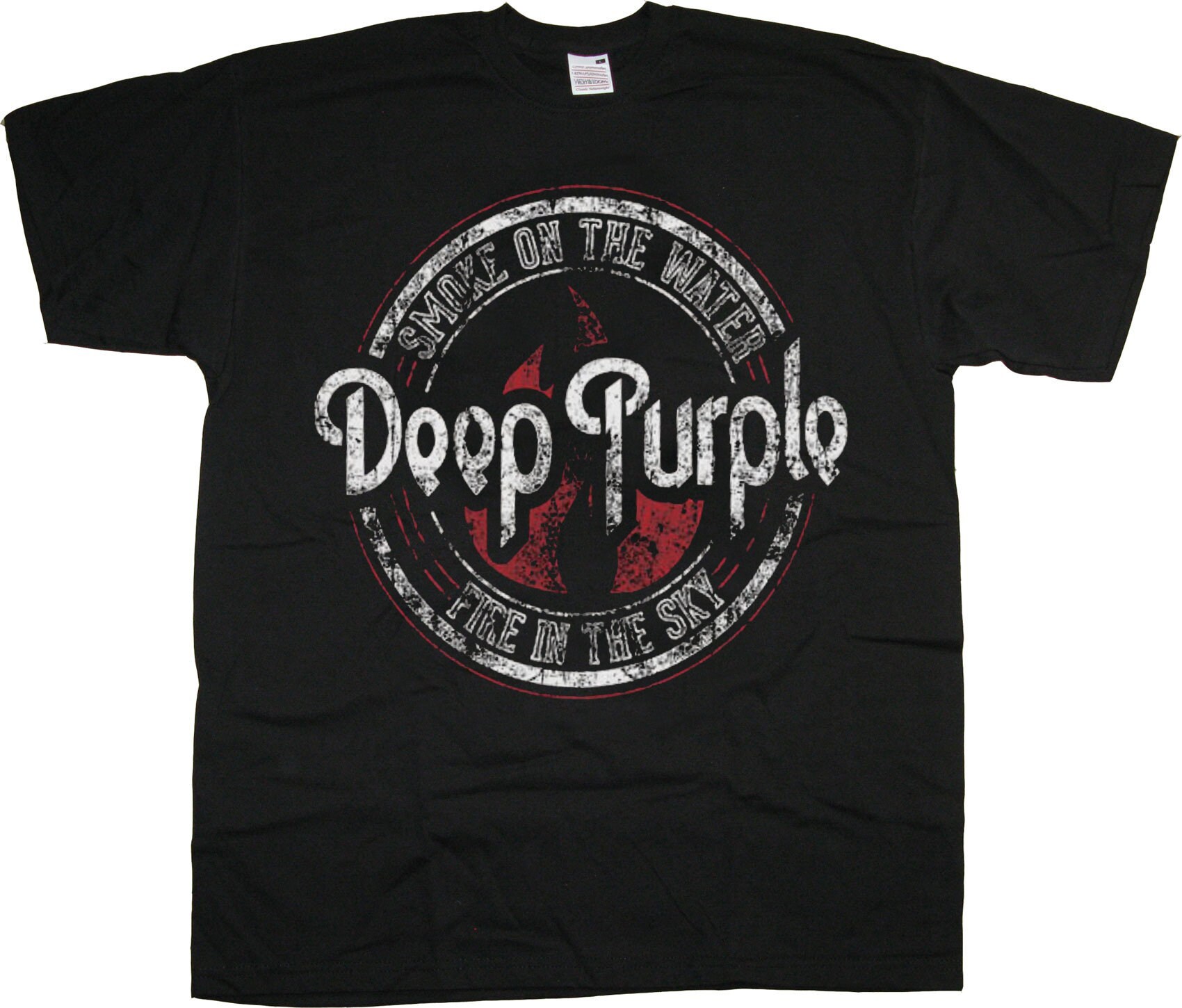Discover Deep Purple Smoke on the Water Design Rock T-Shirt