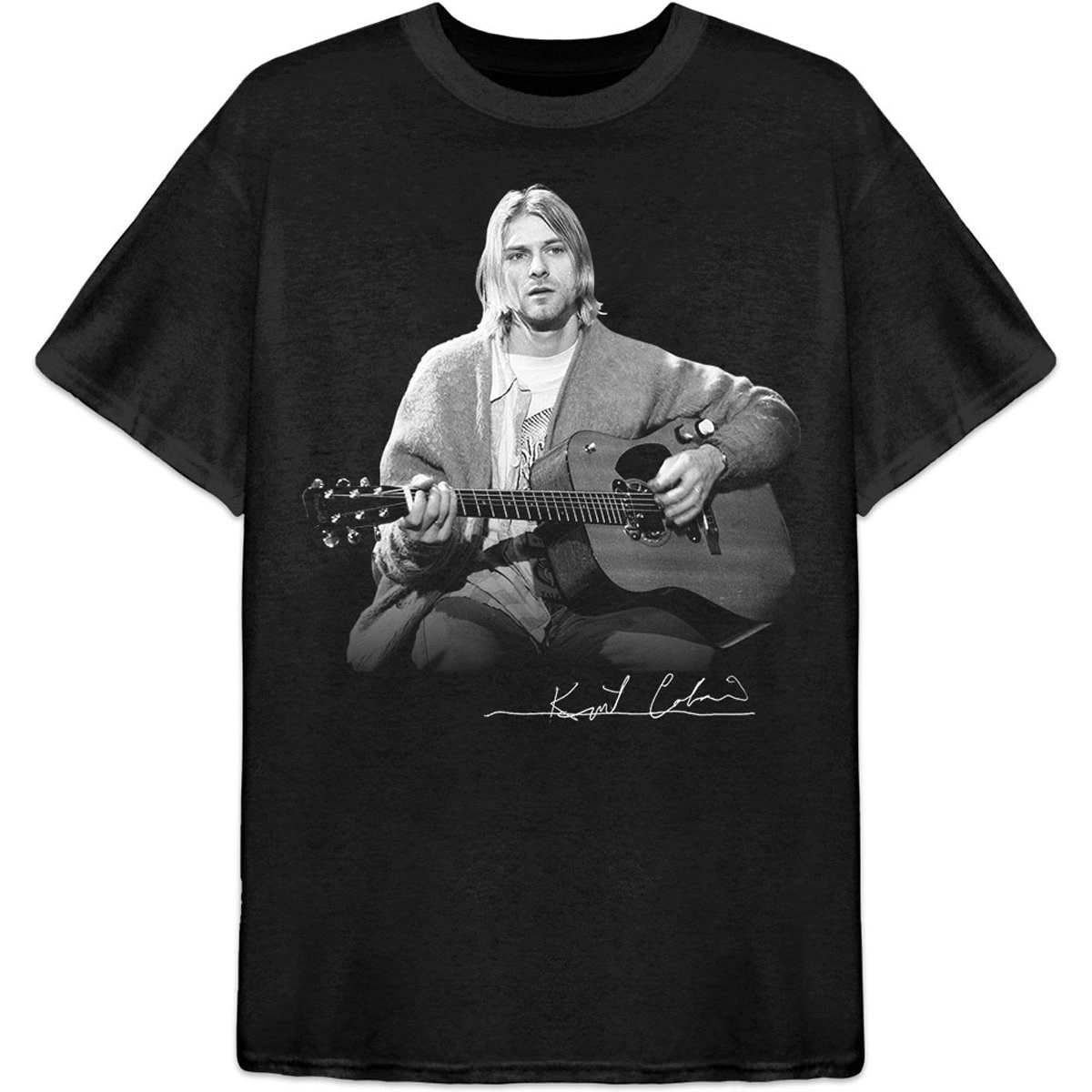 Discover Kurt Cobain Nirvana Unplugged T-Shirt