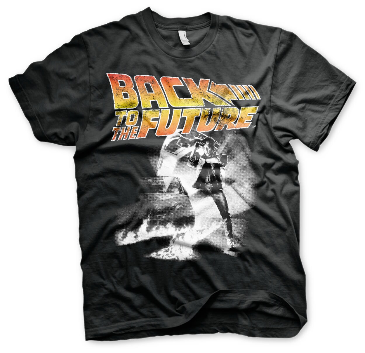 Image of Back To The Future Michael J Fox Delorean 2 Official Tee T-Shirt Mens Unisex