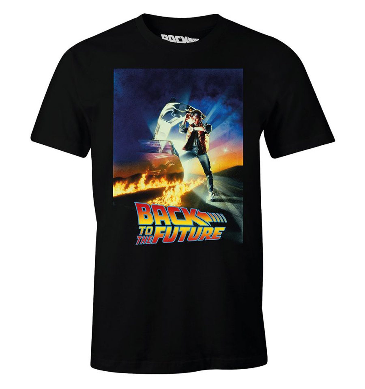 Image of Back To The Future Marty Mcfly Colour Poster Official Tee T-Shirt Mens Unisex