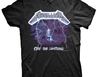 Metallica ride the lightning t shirt online