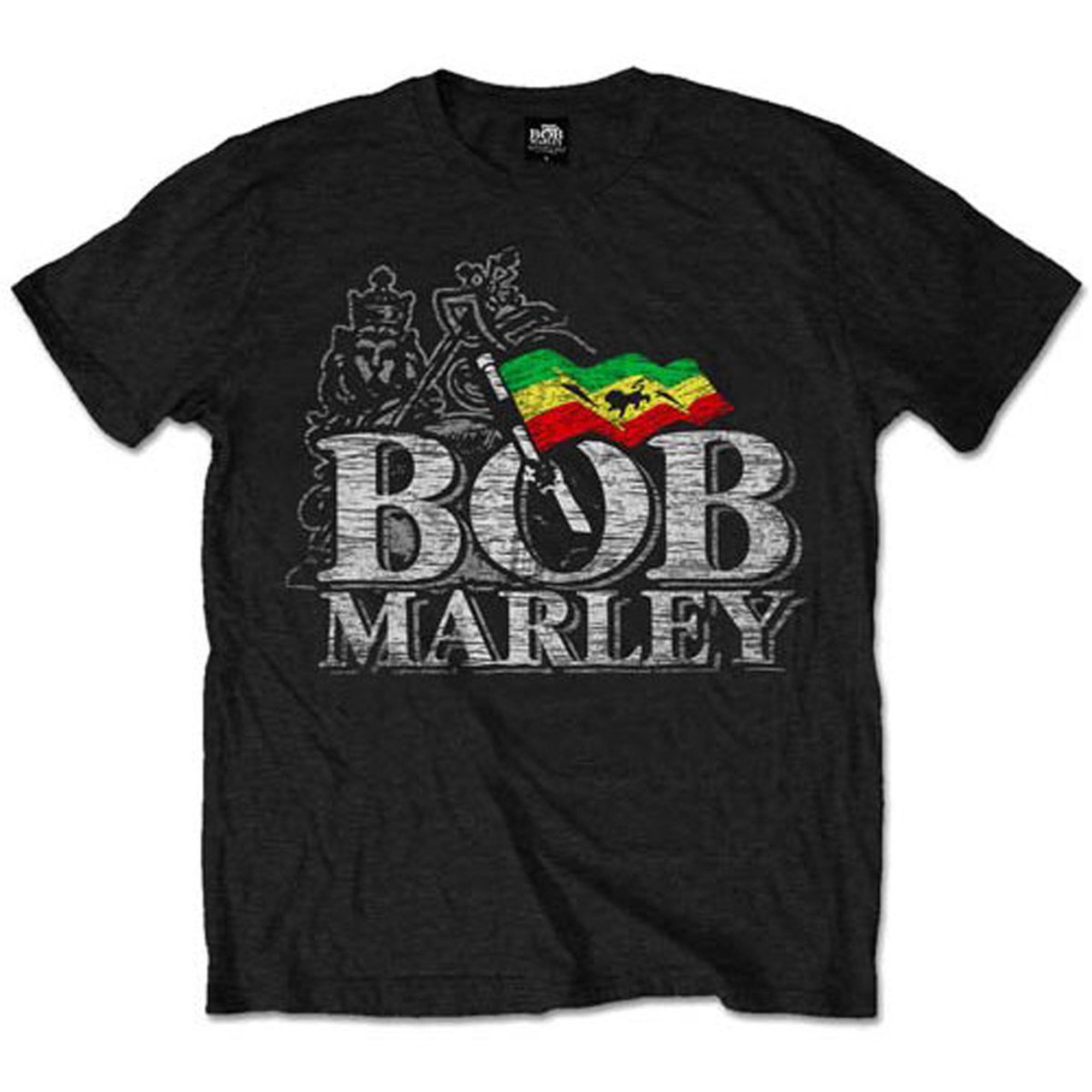 Discover Bob Marley and the Wailers Logo Reggae Rock T-Shirt