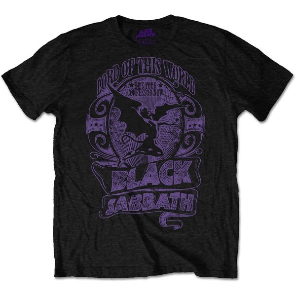 Black Sabbath El señor de este mundo Ozzy Osbourne Camiseta oficial Camiseta para hombre Unisex