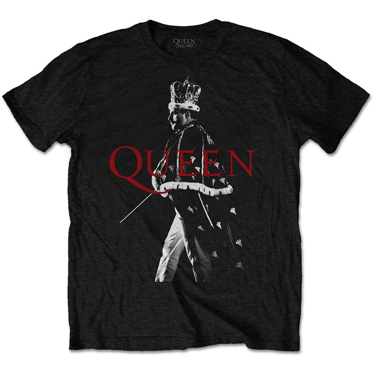 Discover Queen Freddie Mercury Live in Concert Offizielles T-Shirt