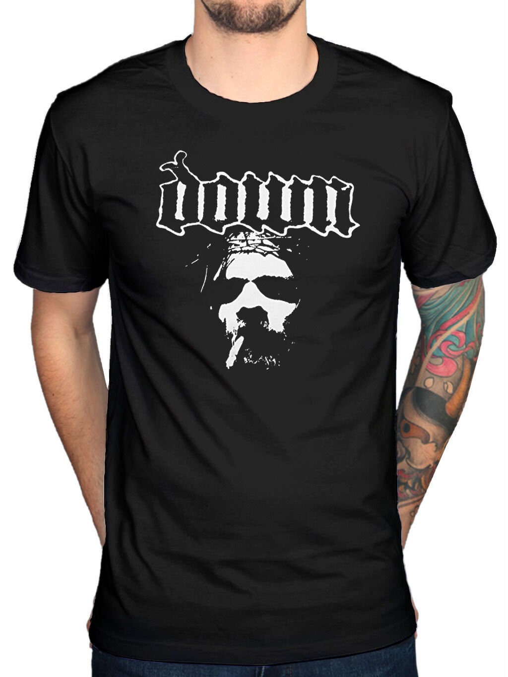 Discover Down Face Official Tee T-Shirt Mens Unisex