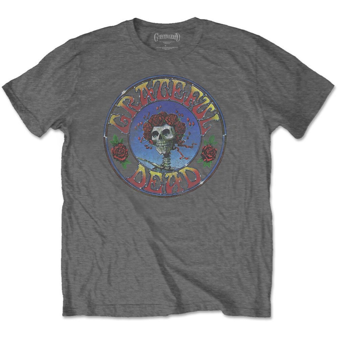 Grey the Grateful Dead Bertha Circle OFFICIAL Tee T-shirt Mens Unisex ...