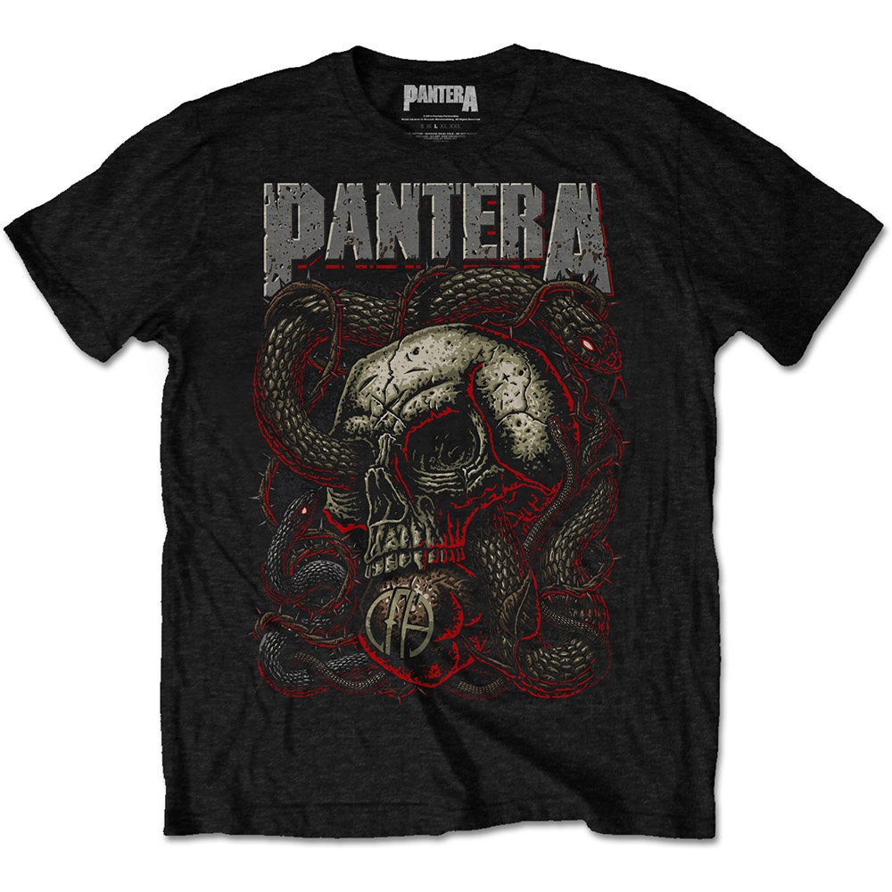 Discover Mayhem Skull Dimebag Darrell Snakes Eye Socket Rock Official Tee T-Shirts