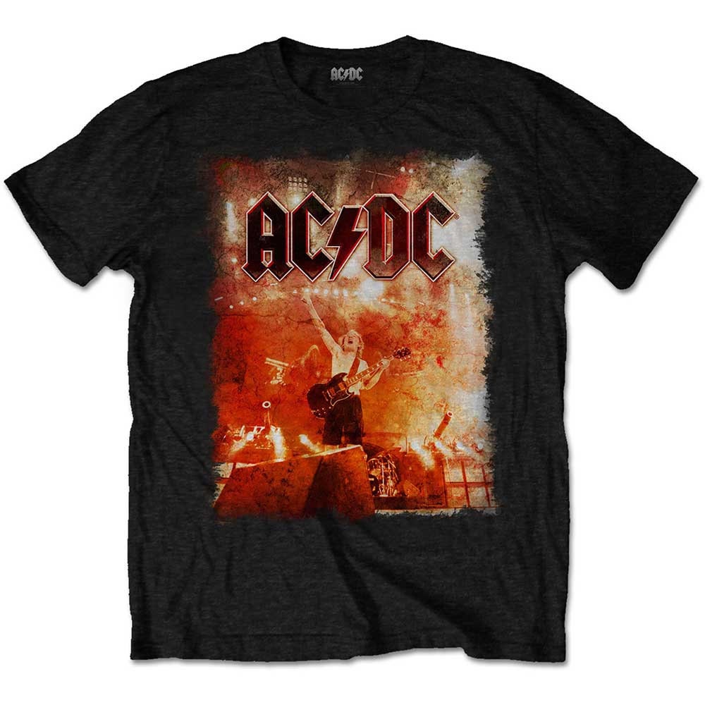 Image of Ac/Dc Angus Young Fistpump Live Official Tee T-Shirt Mens Unisex