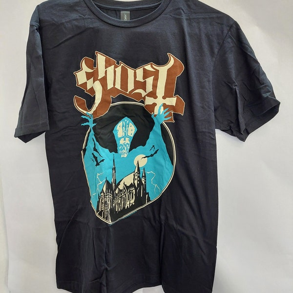 T-Shirt Unisex Ghost Opus Eponymous - Taglia M, Cotone Morbido, Stampe Ufficiali, Nero