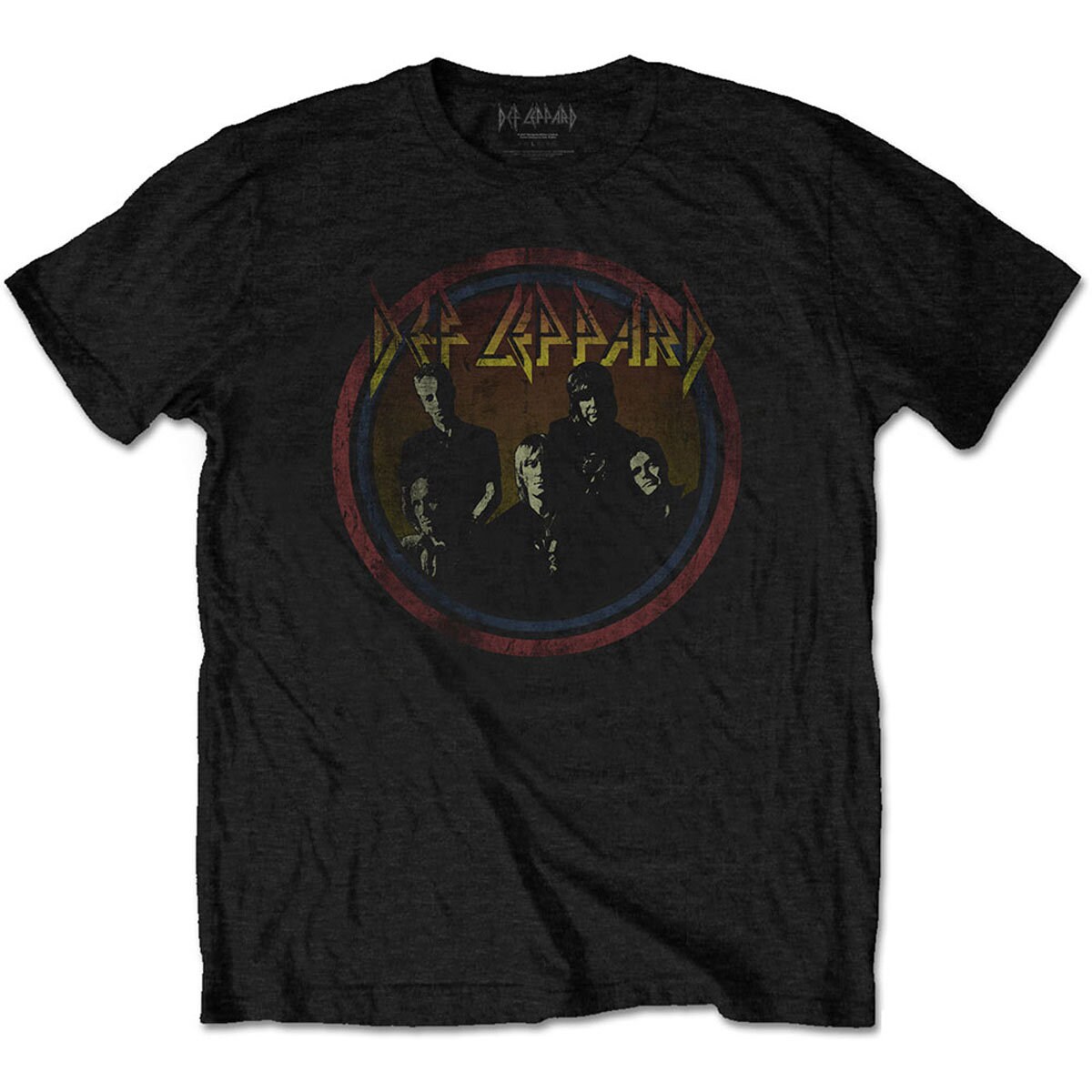 Image of Def Leppard Band Profile Official Tee T-Shirt Mens Unisex