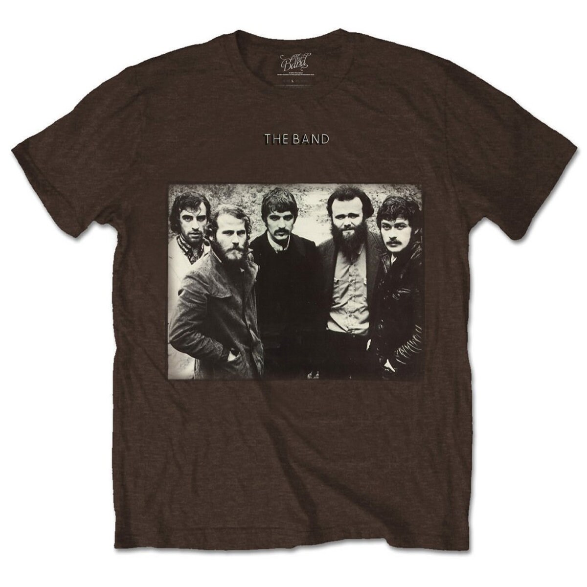 Image of Brown The Band Group Photo Official Tee T-Shirt Mens Unisex