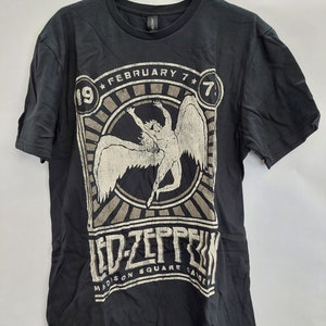 Led Zeppelin Madison Square Gardens Rock OFFICIAL Tee T-Shirt Mens Unisex