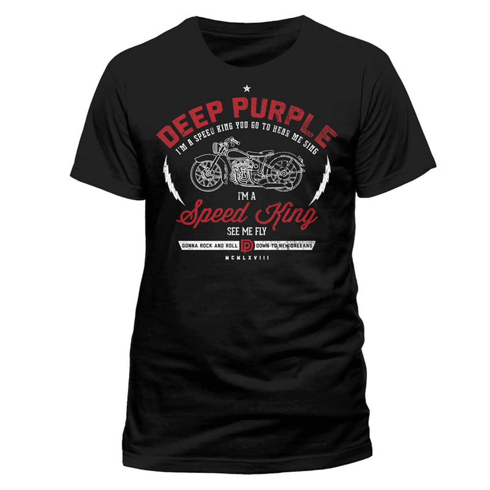 Discover Deep Purple Speed King Rock T-Shirt