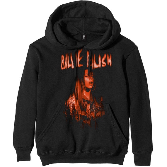 Sweat capuche unisexe officiel Billie Eilish Spooky Logo Etsy