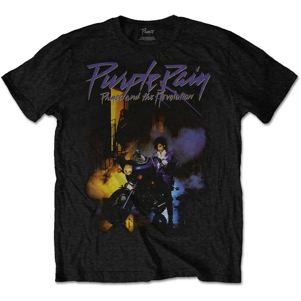 T-shirt officiel Prince Purple Rain Rock Lovesexy 1999 pour hommes unisexe