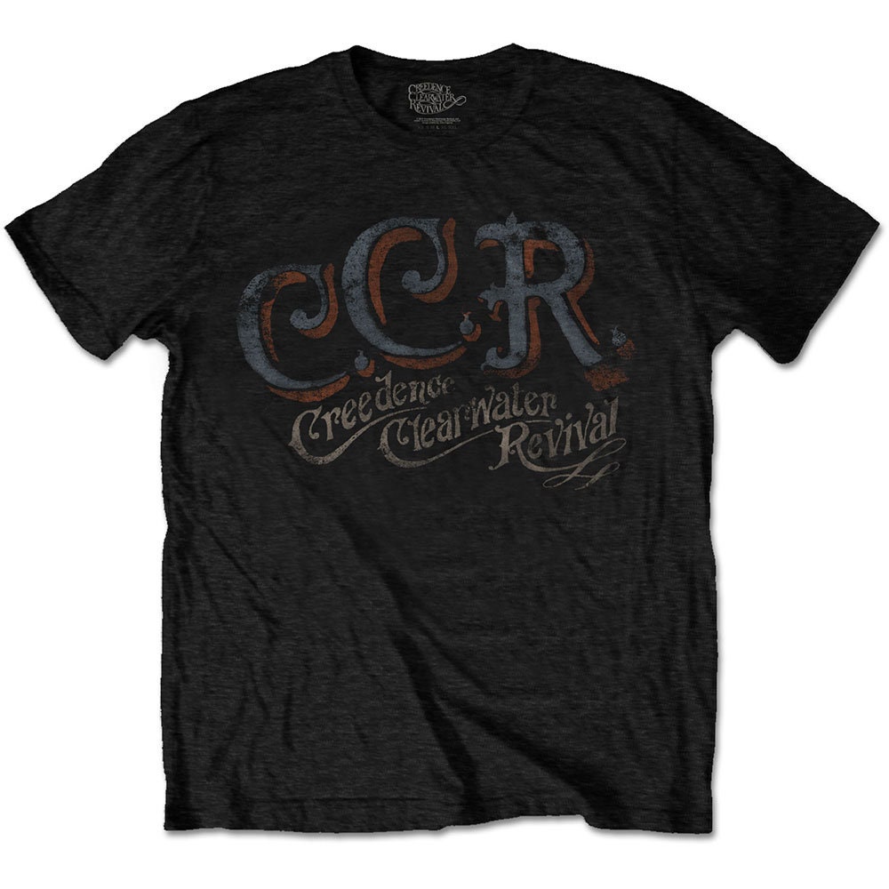 Image of Creedence Clearwater Revival Ccr Logo Official Tee T-Shirt Mens Unisex