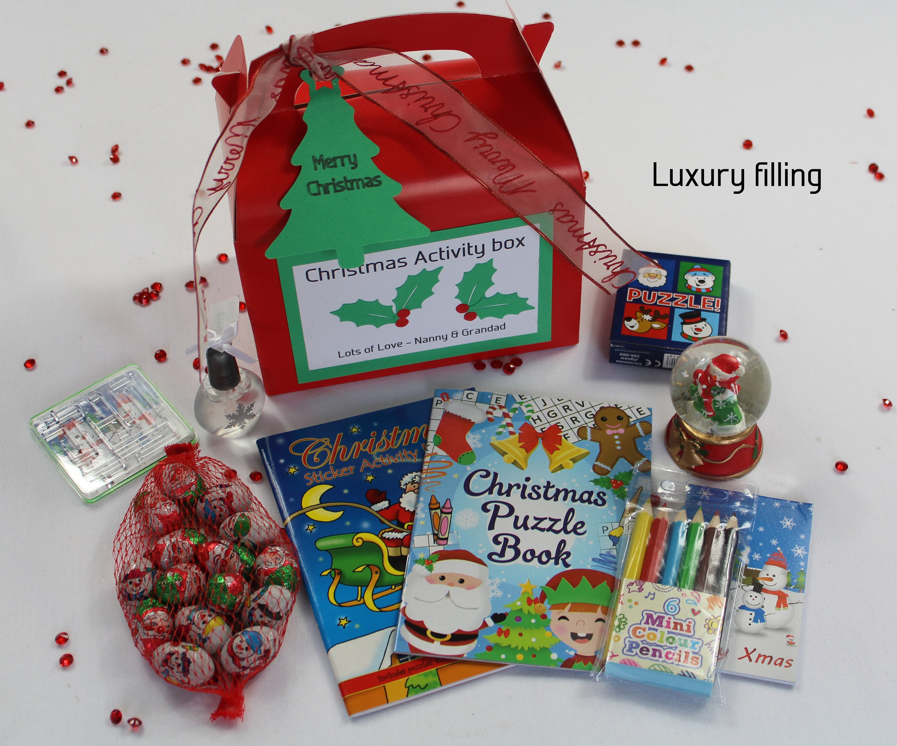 Christmas Children's Activity boxes pre filled Etsy