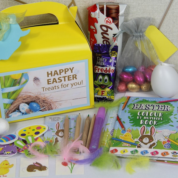 Easter kids filled Craft and Activity box