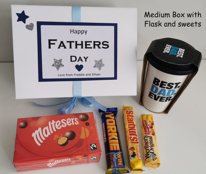 Dad / Fathers day gift boxes filled and personalised Etsy