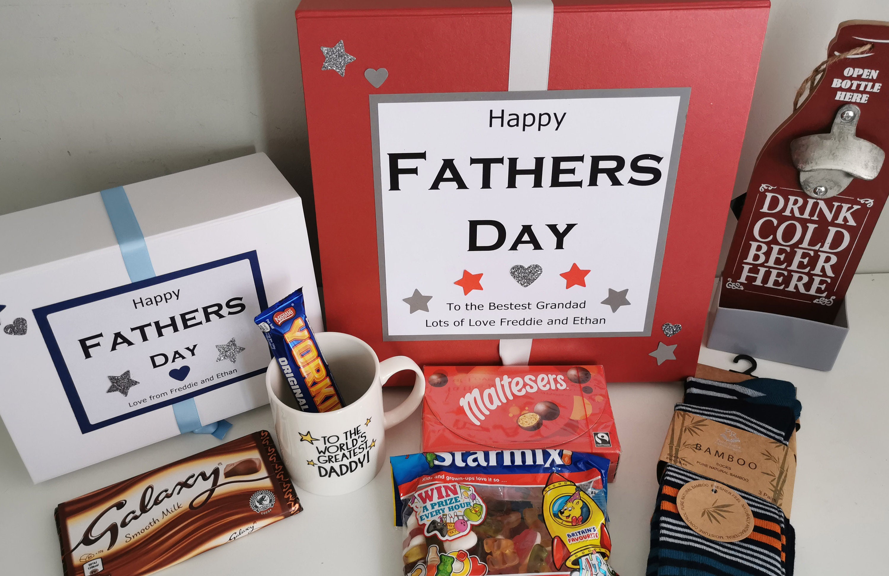 Dad / Fathers Day Gift Boxes Filled and Personalised Etsy