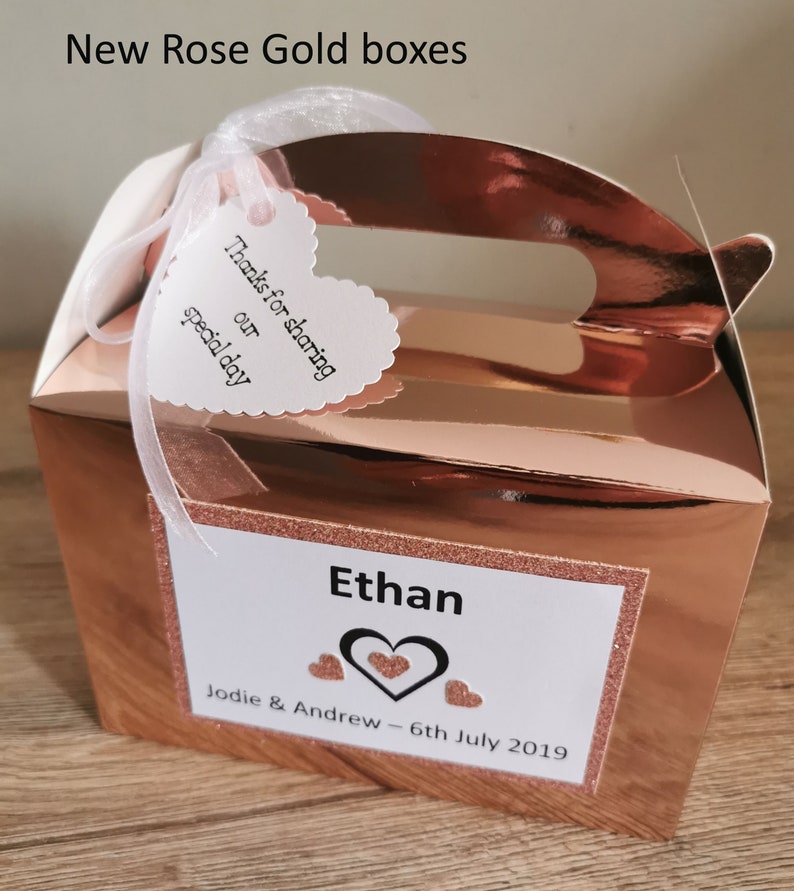 Children's Personalised Wedding Boxes/ Favours With Etsy UK