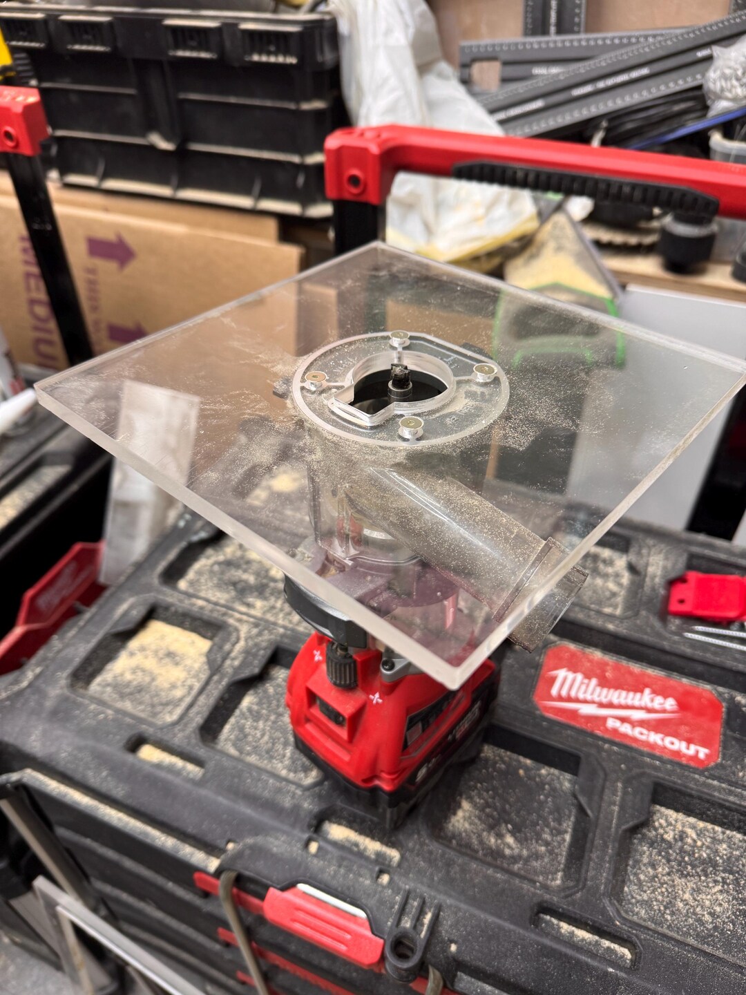 Milwaukee Router Base Plate and Template for Router Table - Etsy