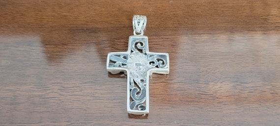 Sterling silver Cross Pendant  - Sterling Silver … - image 5