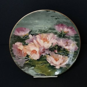Hahn Vidal Royal Doulton Collector Plate / Dreaming Lotus / Collector Plate/ Plate Gifts /Plate Collector