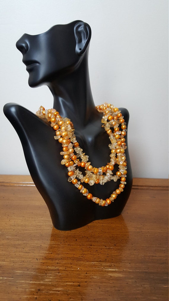 Vintage pearl necklace, Freshwater pearls