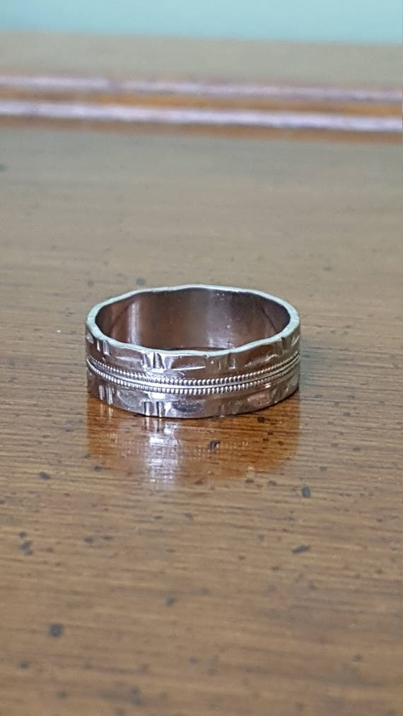 926 sterling silver band ring