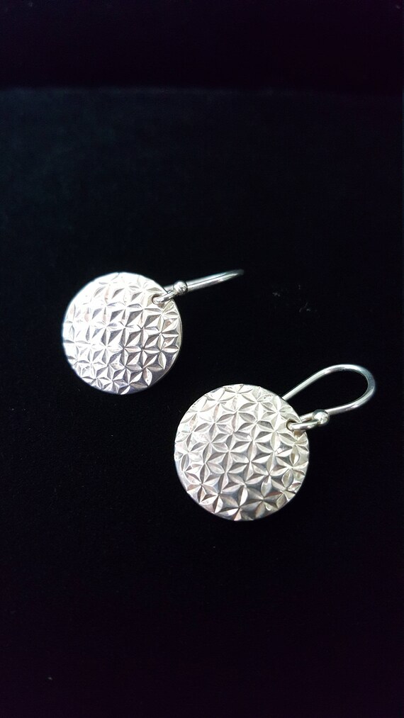 Sterling Silver Dangle Hook Earrings - image 4