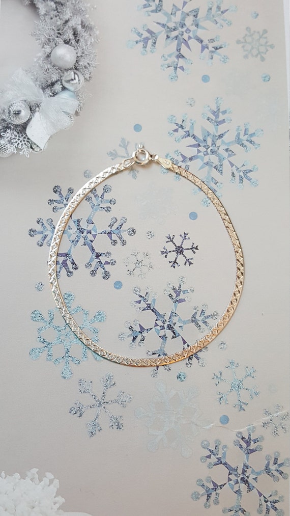 Sterling Silver Bracelet - 925 Silver Jewelry - 8 Inch