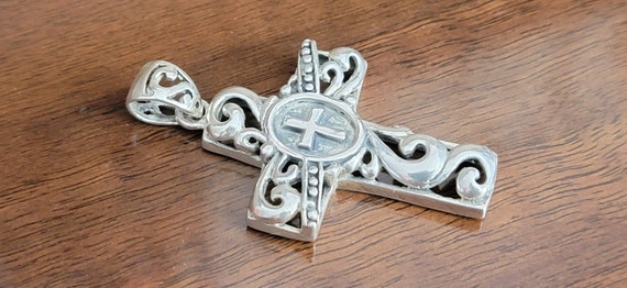 Sterling silver Cross Pendant  - Sterling Silver … - image 4