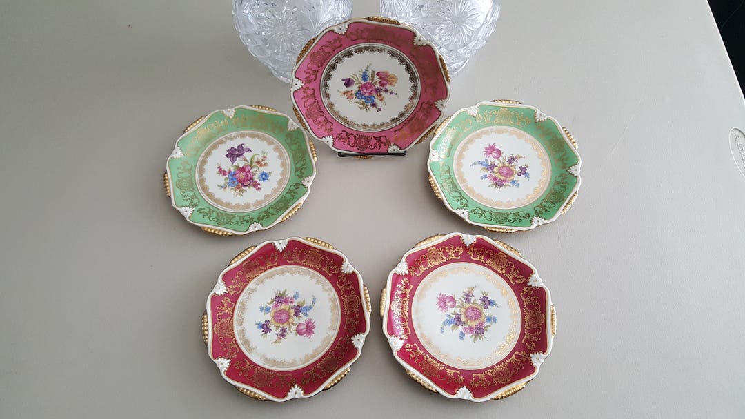 Vintage Royal Heidelberg Bread/cake Plates Etsy