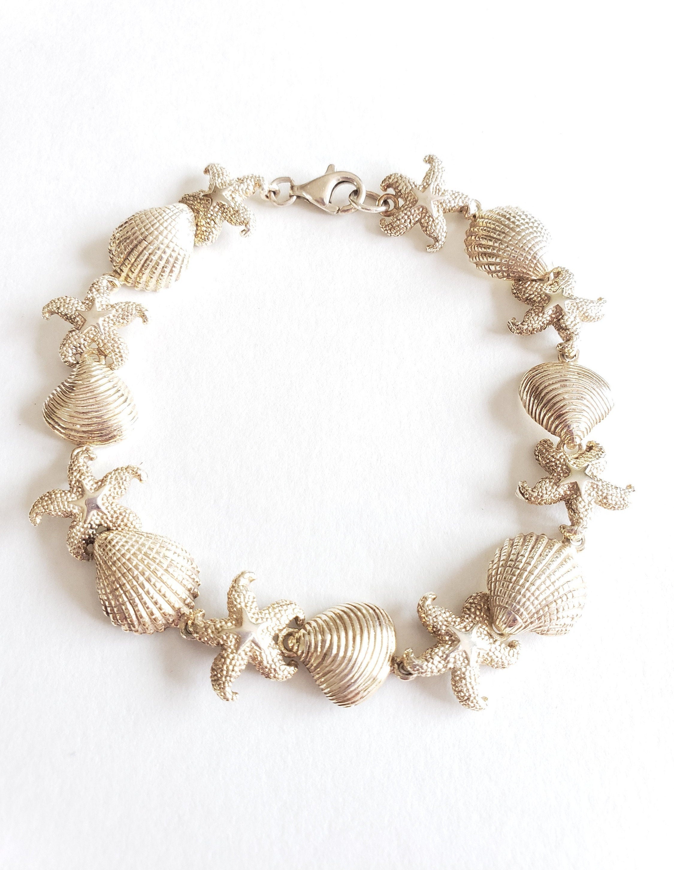 Sterling Silver Nautical Bracelet Sterling Silver Bracelet Etsy