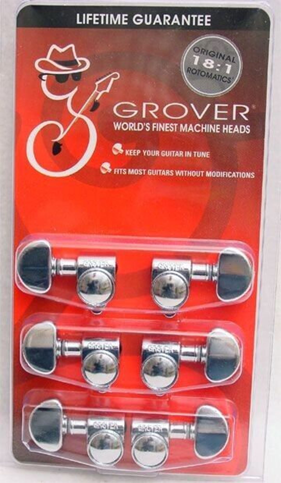 Grover® 10218C Rotomatic Tuning Machines3 X 3chrome181 Etsy