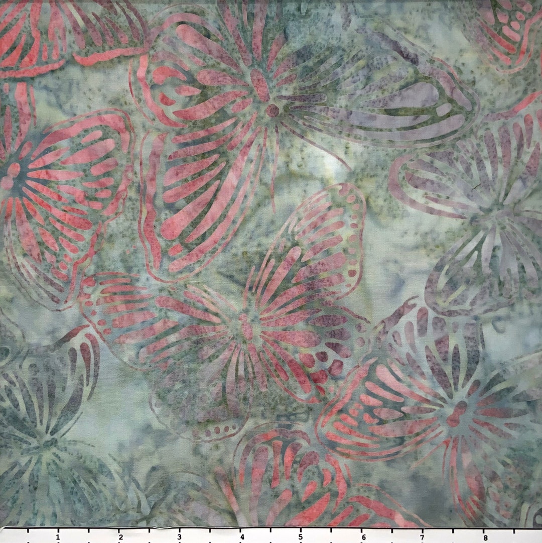 LARGE BUTTERFLY Batik - Lsbc-3329 Sweet 1 Yard Cut - Etsy