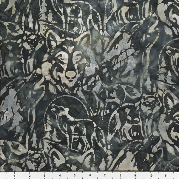 WOLF Batik - lsbc-4307 Shadow By the Yard