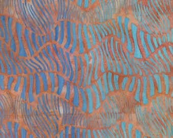 CONTEMPORARY ZEBRA Batik - lsbc-3705 Sorbet By the Yard