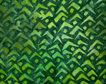 SCALES Batik - lsbc-3889 Grass By the Yard