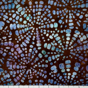 COG WHEELS Batik - lsbc-3899 Hazelnut By the Yard