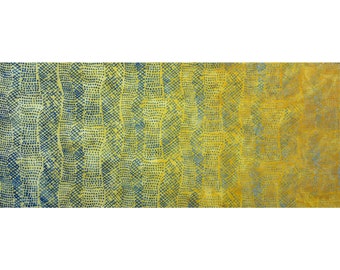 TEXTURA DE RAYAS Ombre Batik - lsbc 3549 Limón, 1 yarda de tela