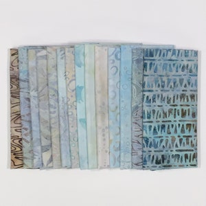 POUND PACK PLUS #775 Graphics, Textures, Leaves, Flowers, and Cattails 100% Cotton Batiks & Handpaints Fabric Scraps Bundle Package ooak