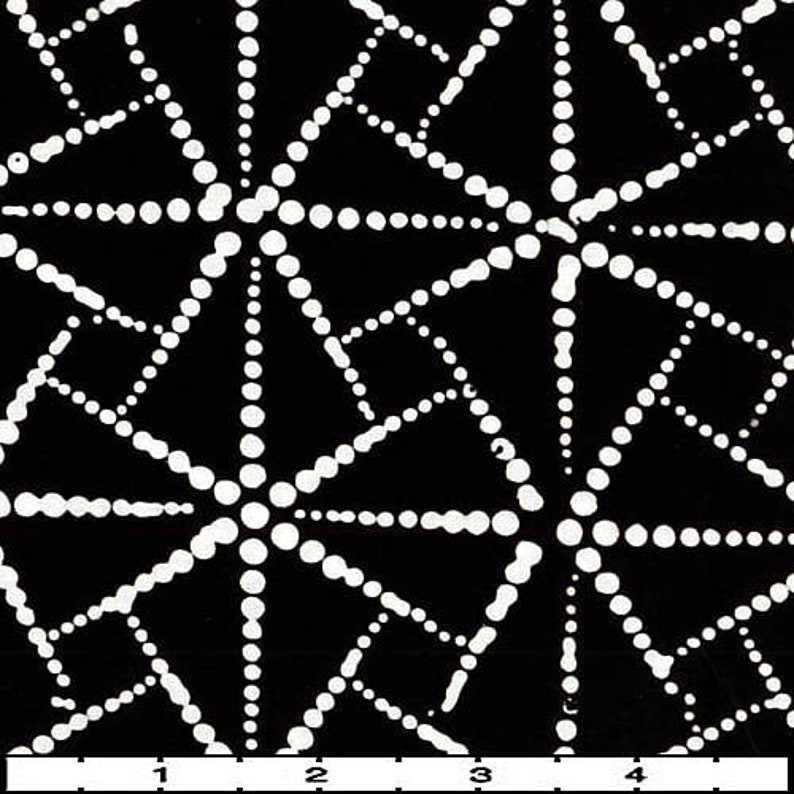 9 Fat Quarter Batik Sampler Black and White Dots Special Edition with Free Shipping
